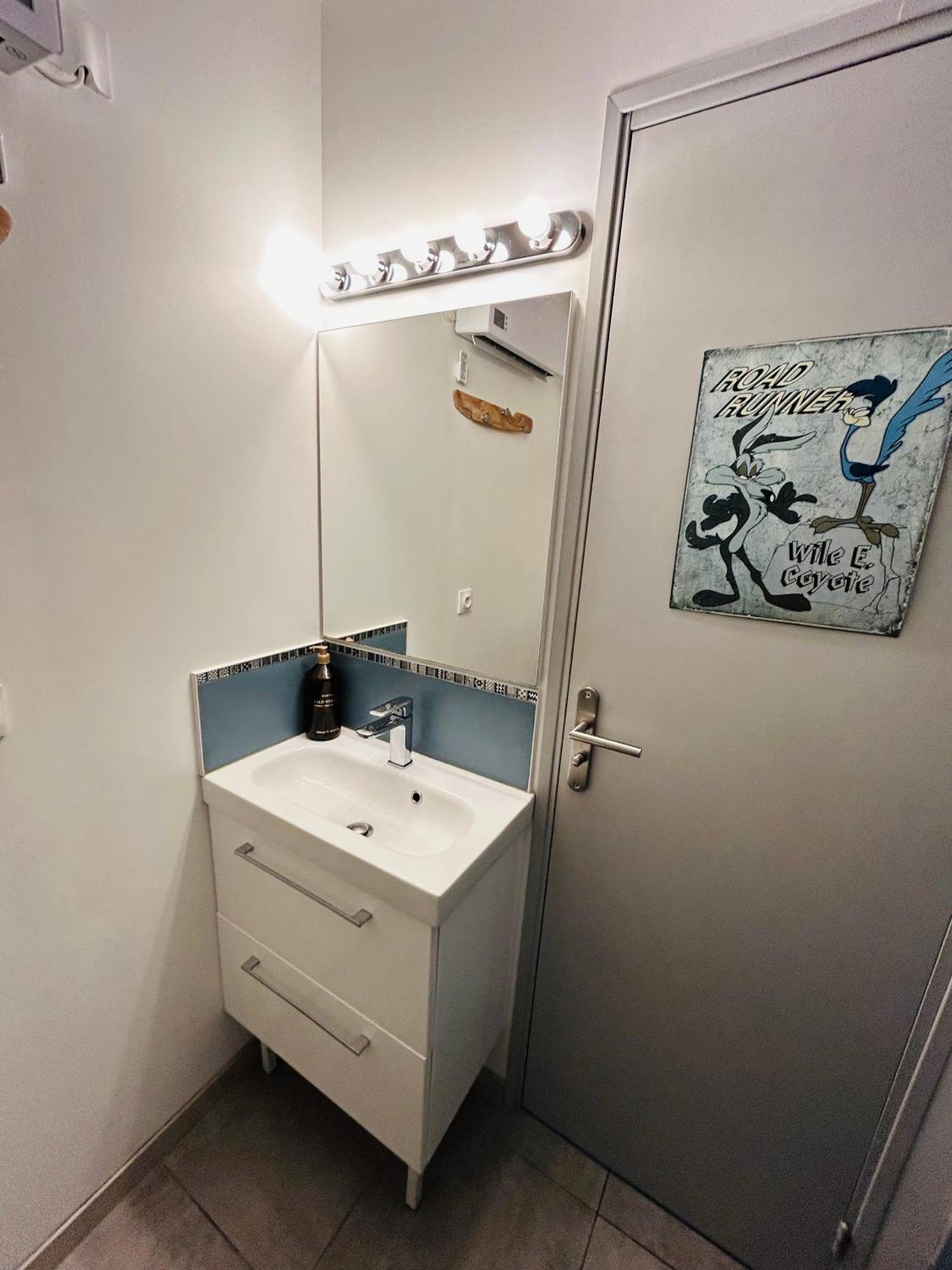 פאלאבה-לה-פלו Estudio 1Ere Ligne Vue Mer ,Place De Parking Privee Acces A La Plage De La Residence 3Eme Etage מראה חיצוני תמונה