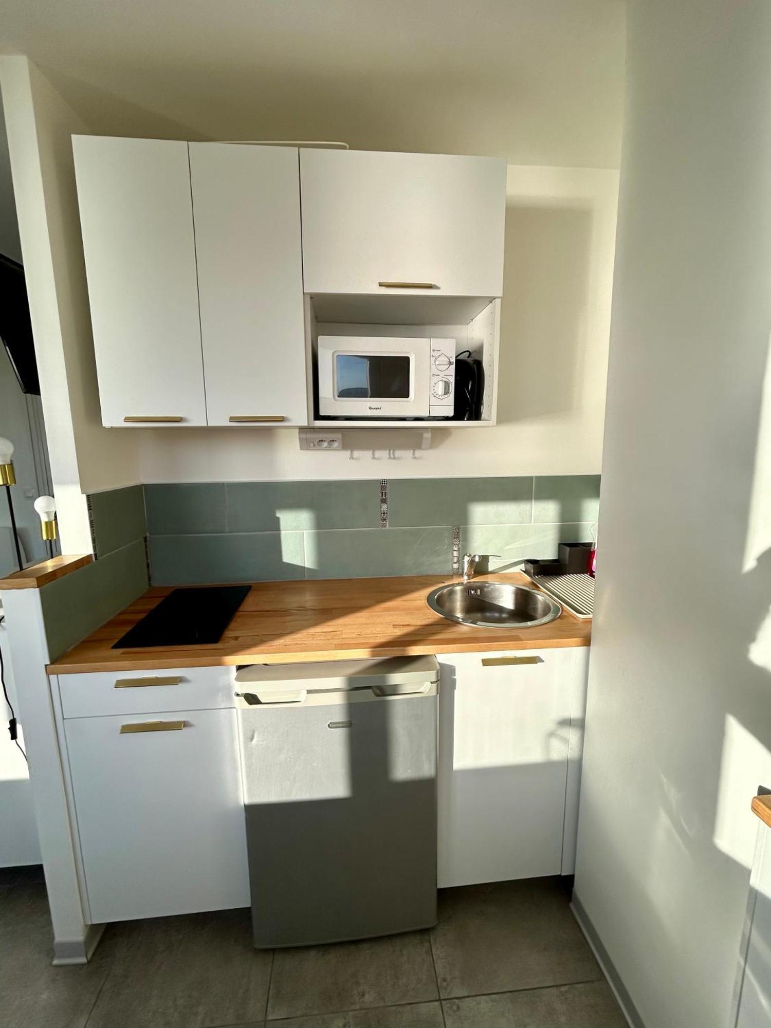 פאלאבה-לה-פלו Estudio 1Ere Ligne Vue Mer ,Place De Parking Privee Acces A La Plage De La Residence 3Eme Etage מראה חיצוני תמונה